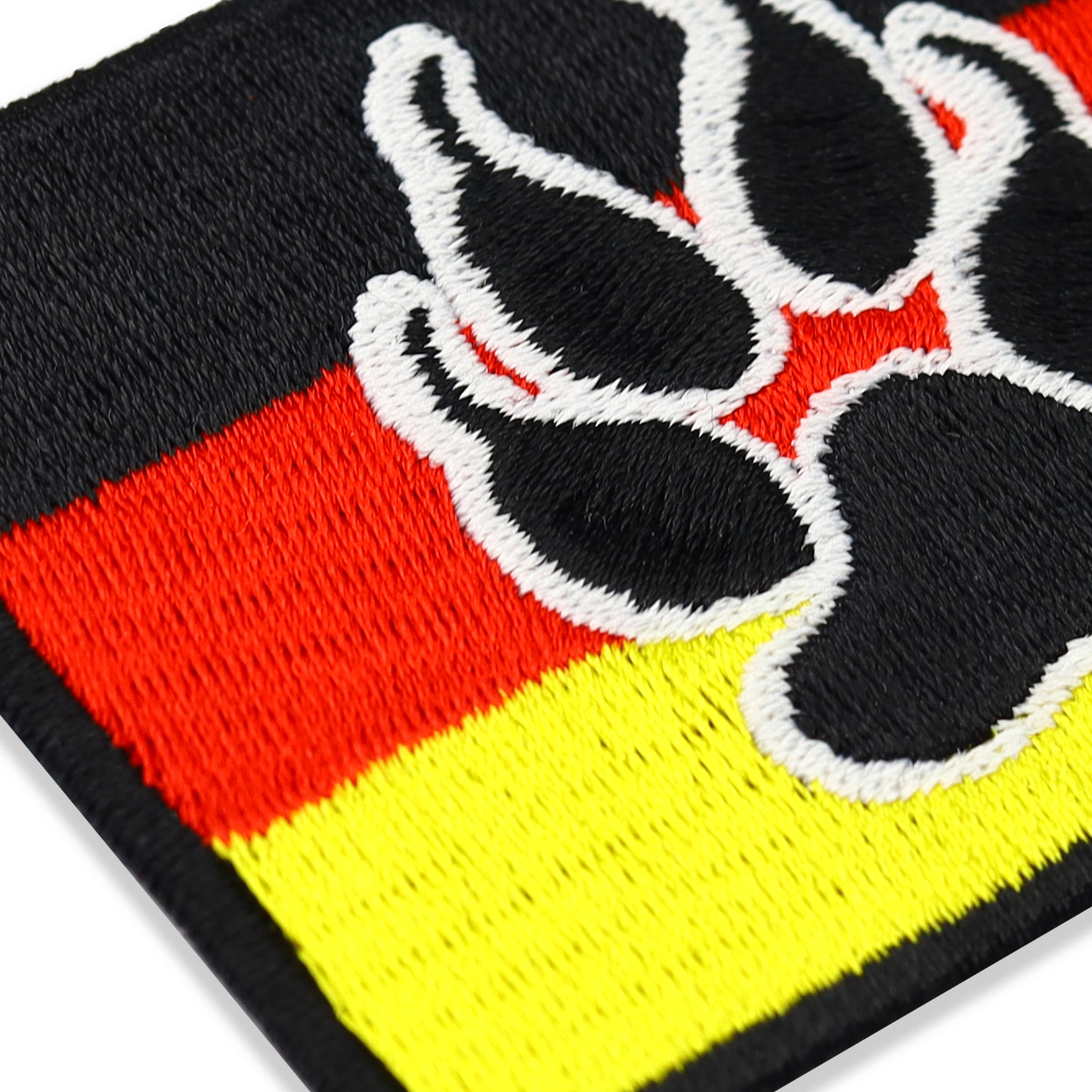 German K9 Flag mit Pfote - Patch