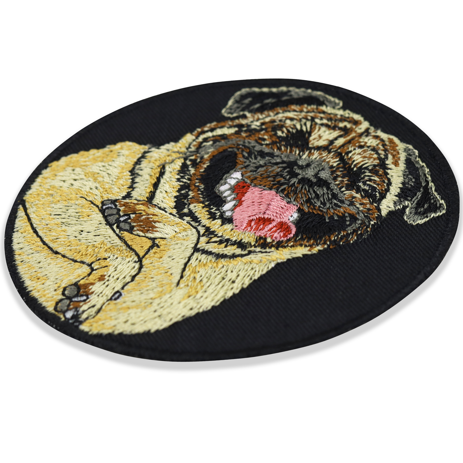 Lachender Mops - Patch